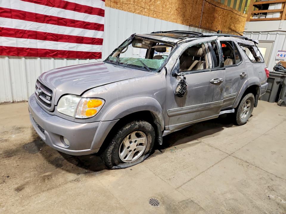 58628856 :رقم المزاد ، 5TDBT48AX2S079956 vin ، 2002 Toyota Sequoia مزاد بيع