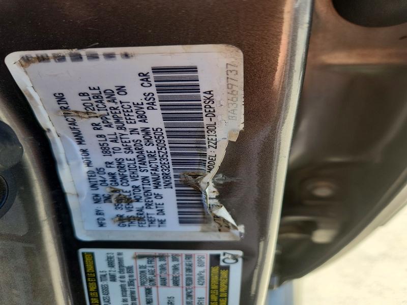 57357126 :رقم المزاد ، 1NXBR32E35Z509505 vin ، 2005 Toyota Corolla مزاد بيع
