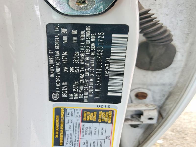 Продаж на аукціоні авто 2019 Kia Optima, vin: 5XXGT4L33KG331725, номер лоту: 57963756