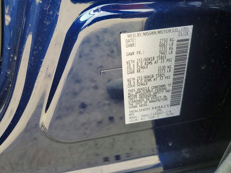 Продажа на аукционе авто 2026 Infiniti Qx60, vin: 5N1AL1ER0TC349425, номер лота: 55866116