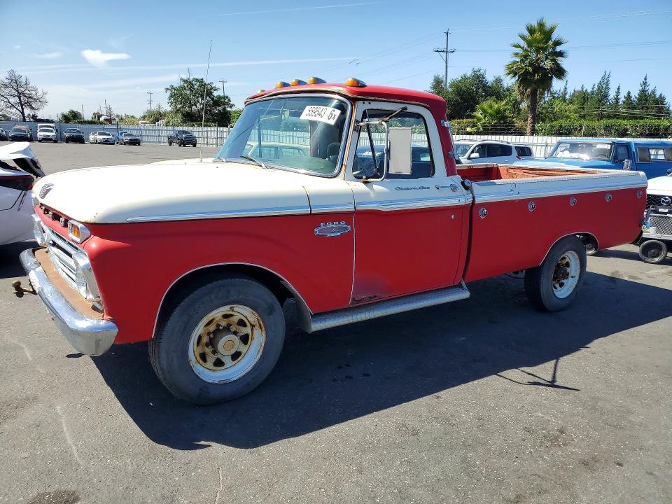 1966 Ford F250 მანქანა იყიდება აუქციონზე, vin: F25YR804971, აუქციონის ნომერი: 55954396
