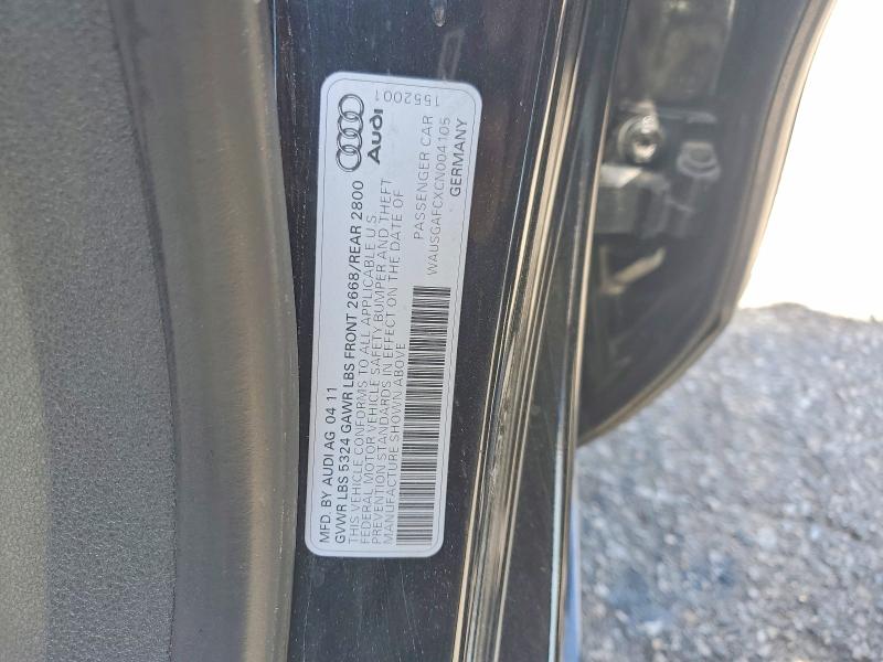 Aukcja sprzedaży 2012 Audi A7, vin: WAUSGAFCXCN004105, numer aukcji: 55530416