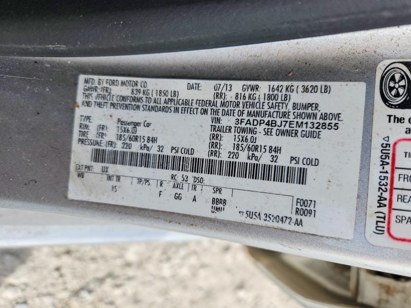 Aukcja sprzedaży 2014 Ford Fiesta, vin: 3FADP4BJ7EM132855, numer aukcji: 57627446