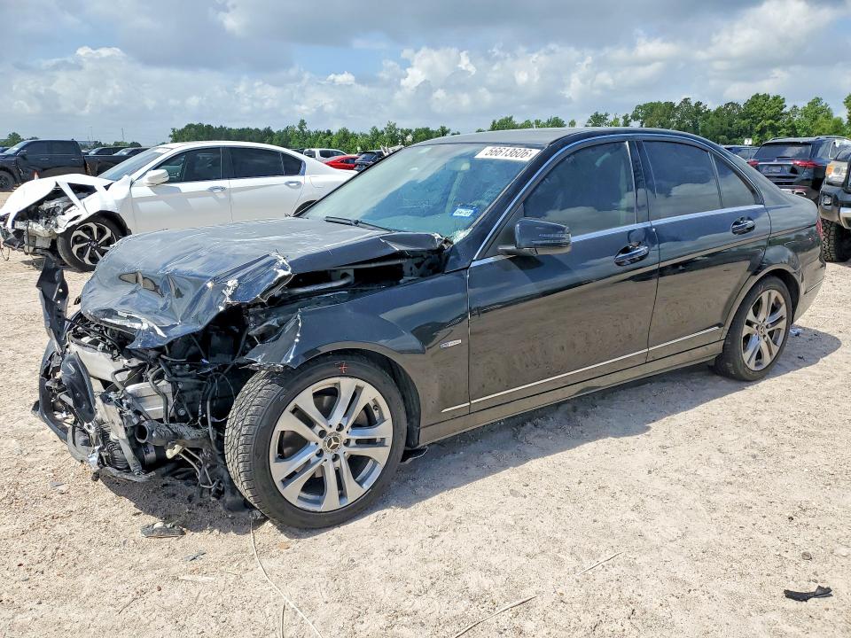 Auction sale of the 2012 Mercedes-benz C, vin: WDDGF4HB5CA654653, lot number: 56613606