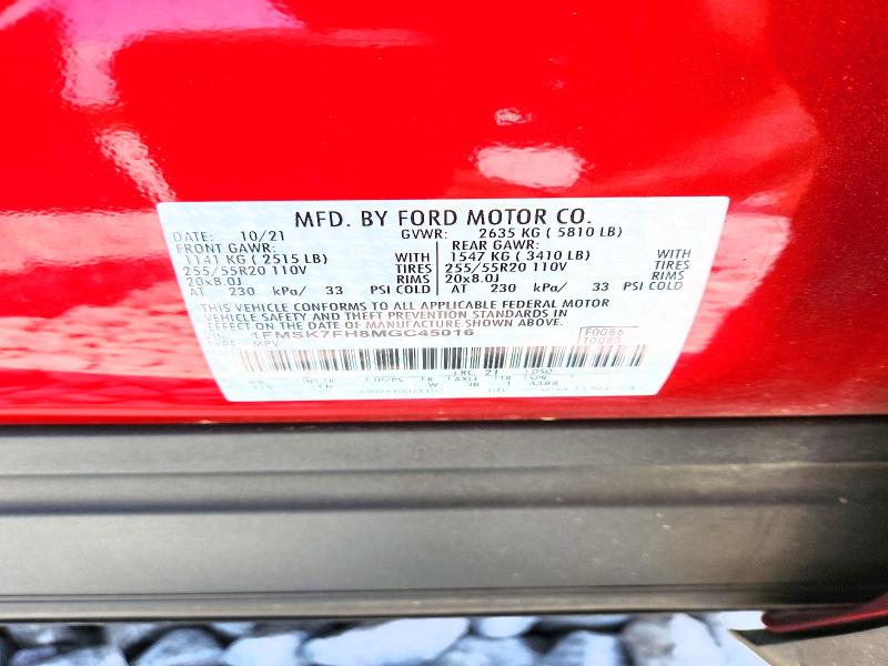 Aukcja sprzedaży 2021 Ford Explorer, vin: 1FMSK7FH8MGC45016, numer aukcji: 55122046