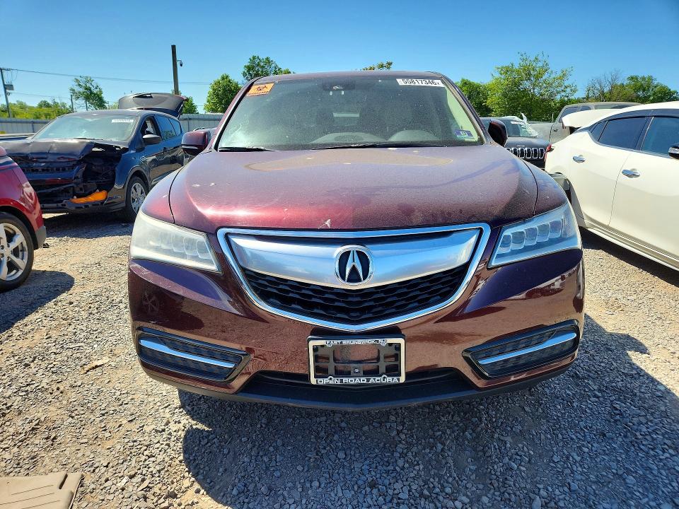 55817346 :رقم المزاد ، 5FRYD4H43GB013051 vin ، 2016 Acura Mdx مزاد بيع