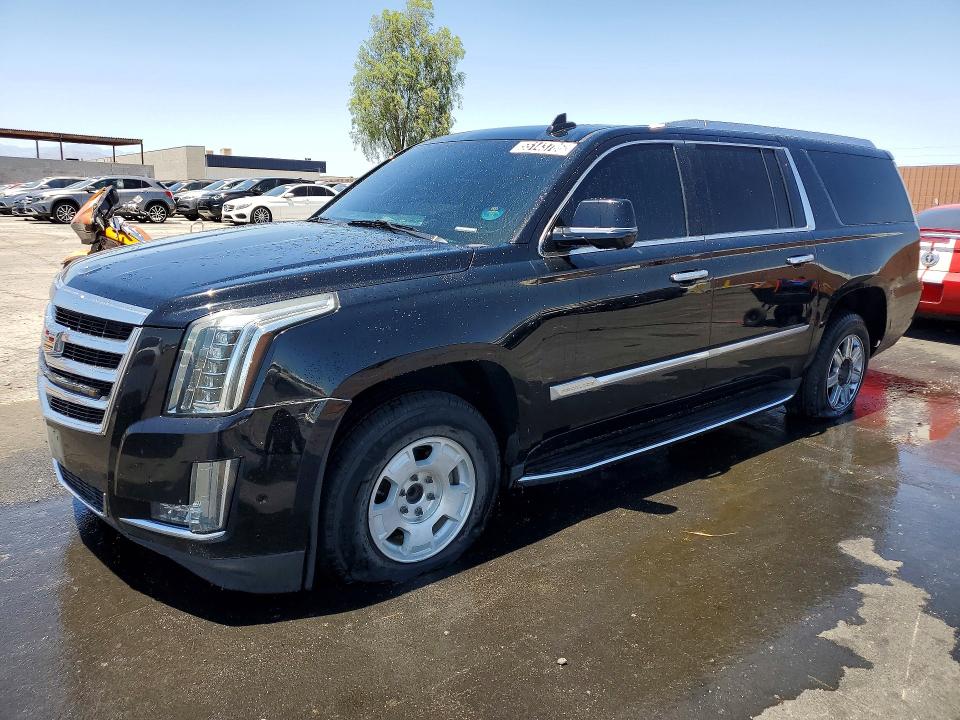 55143786 :رقم المزاد ، 1GYS3GKJ7JR291635 vin ، 2018 Cadillac Escalade مزاد بيع