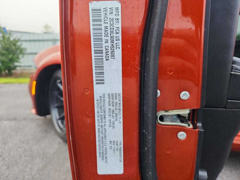 Продажа на аукционе авто 2021 Dodge Charger, vin: 2C3CDXL90MH526087, номер лота: 55753206