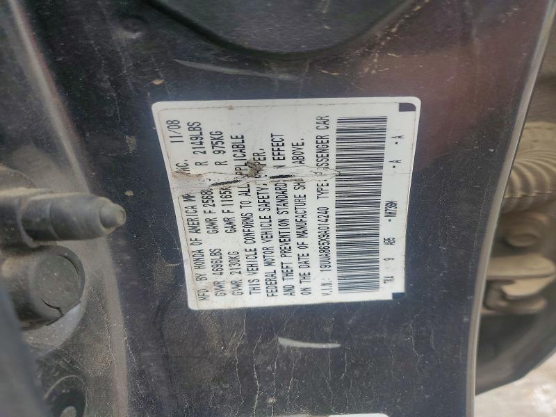 Продажа на аукционе авто 2009 Acura Tl, vin: 19UUA865X9A014240, номер лота: 58552346