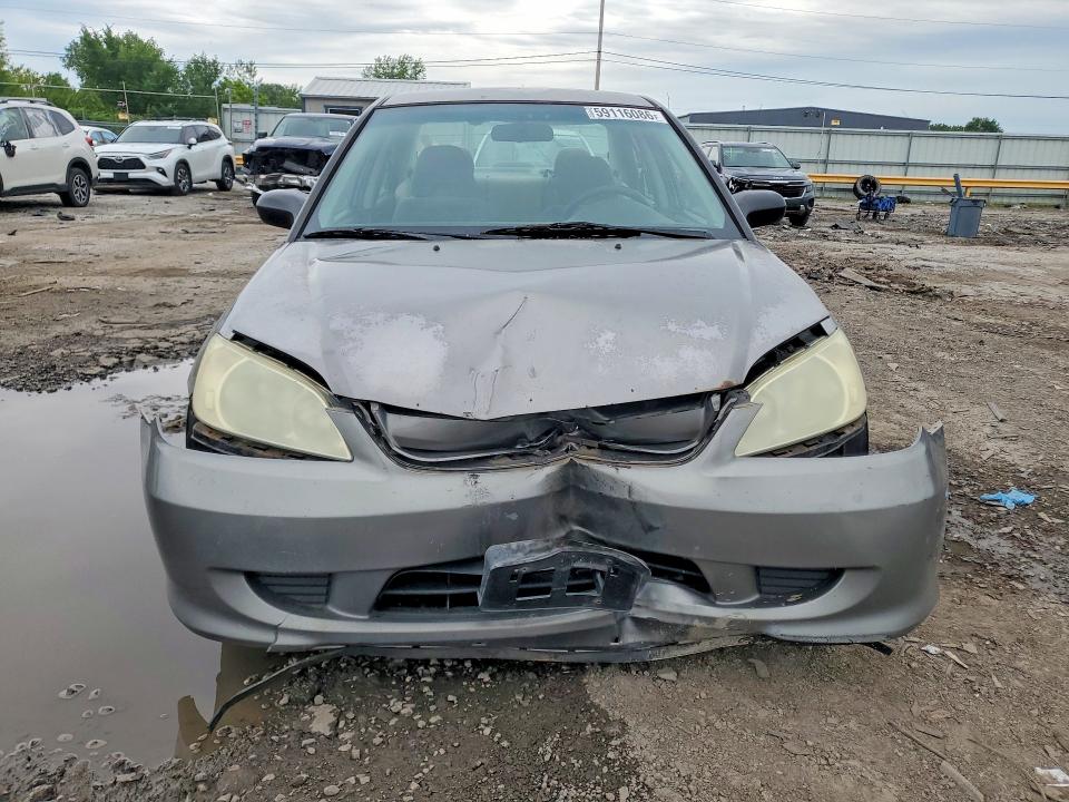 2005 Honda Civic მანქანა იყიდება აუქციონზე, vin: 2HGES16385H624236, აუქციონის ნომერი: 59116086