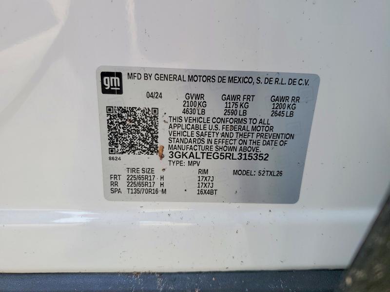 Продажа на аукционе авто 2024 Gmc Terrain, vin: 3GKALTEG5RL315352, номер лота: 56408656