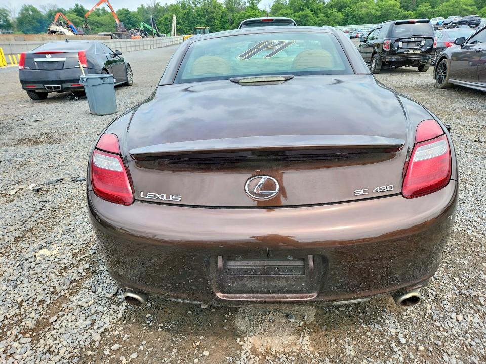 Aukcja sprzedaży 2006 Lexus Sc, vin: JTHFN48Y969000935, numer aukcji: 58551616