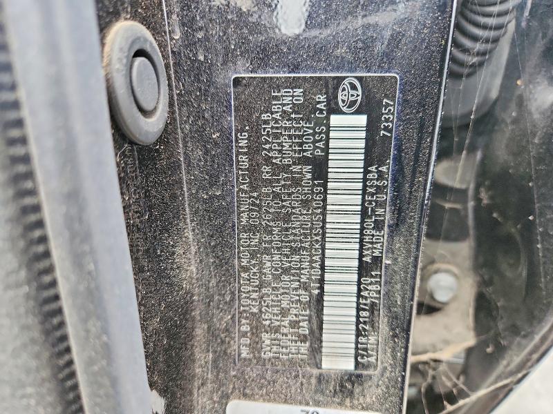 2025 Toyota Camry მანქანა იყიდება აუქციონზე, vin: 4T1DAACKXSU540691, აუქციონის ნომერი: 58230596