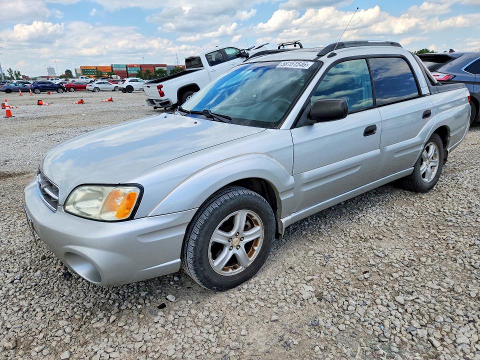 2006 Subaru Baja მანქანა იყიდება აუქციონზე, vin: 4S4BT62C667105776, აუქციონის ნომერი: 58151546