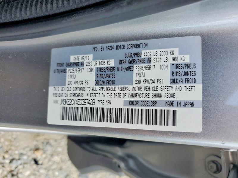 Aukcja sprzedaży 2014 Mazda Cx-5, vin: JM3KE2CY4E0397489, numer aukcji: 56871116