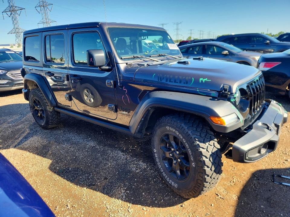 2021 Jeep Wrangler Unlimited მანქანა იყიდება აუქციონზე, vin: 1C4HJXDG8MW695878, აუქციონის ნომერი: 56838636