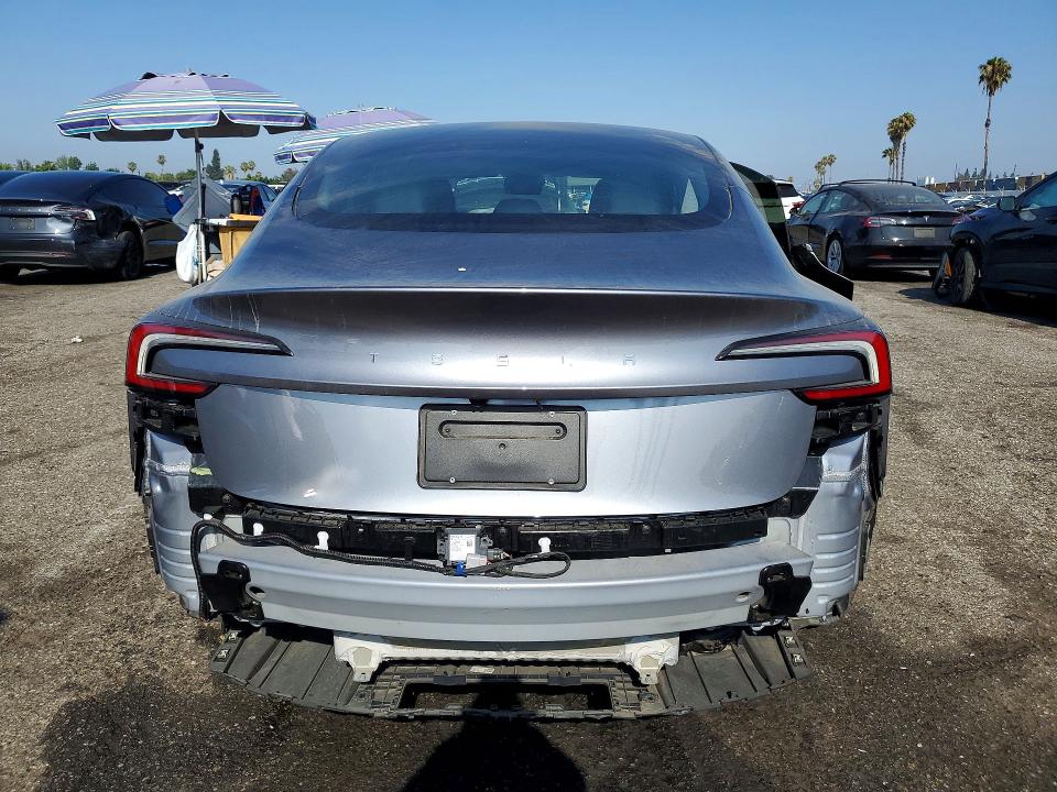 2025 Tesla Model 3 მანქანა იყიდება აუქციონზე, vin: 5YJ3E1EAXSF075590, აუქციონის ნომერი: 58116776