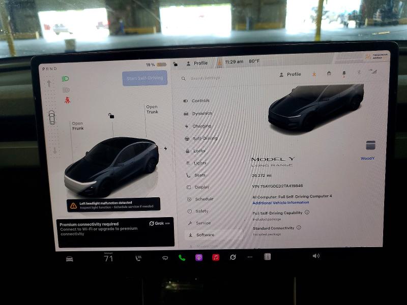 55794046 :رقم المزاد ، 7SAYGDED2TA419846 vin ، 2026 Tesla Model Y مزاد بيع