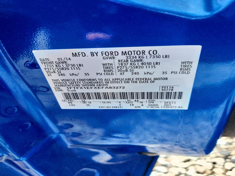 Aukcja sprzedaży 2014 Ford F150, vin: 1FTFX1EFXEFA83272, numer aukcji: 57870126