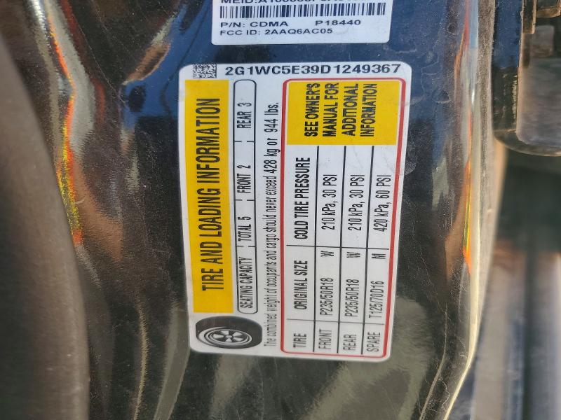 55848806 :رقم المزاد ، 2G1WC5E39D1249367 vin ، 2013 Chevrolet Impala مزاد بيع
