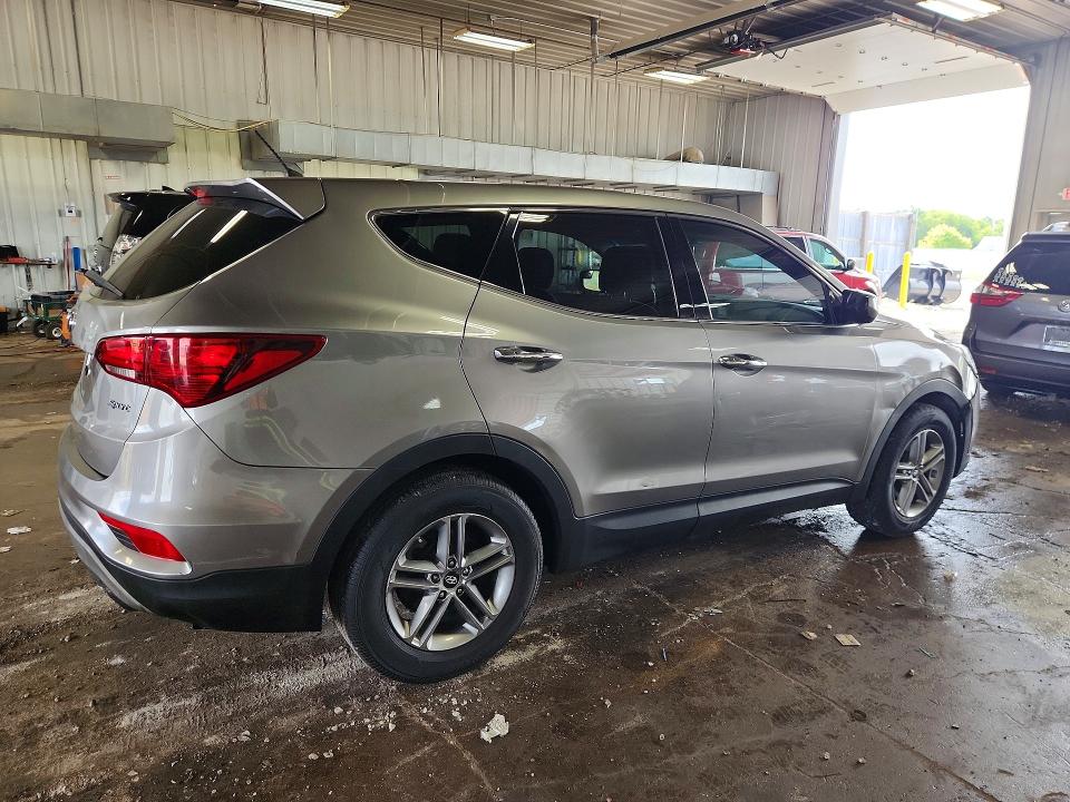 59016206 :رقم المزاد ، 5XYZT3LB6JG556547 vin ، 2018 Hyundai Santa Fe Sport مزاد بيع