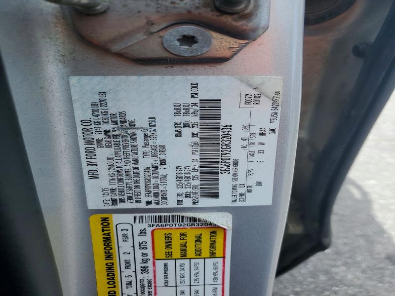 Продаж на аукціоні авто 2016 Ford Fusion, vin: 3FA6P0T92GR320436, номер лоту: 58728706