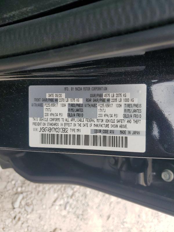 Aukcja sprzedaży 2021 Mazda Cx-5, vin: JM3KFABM7M0313962, numer aukcji: 56625346