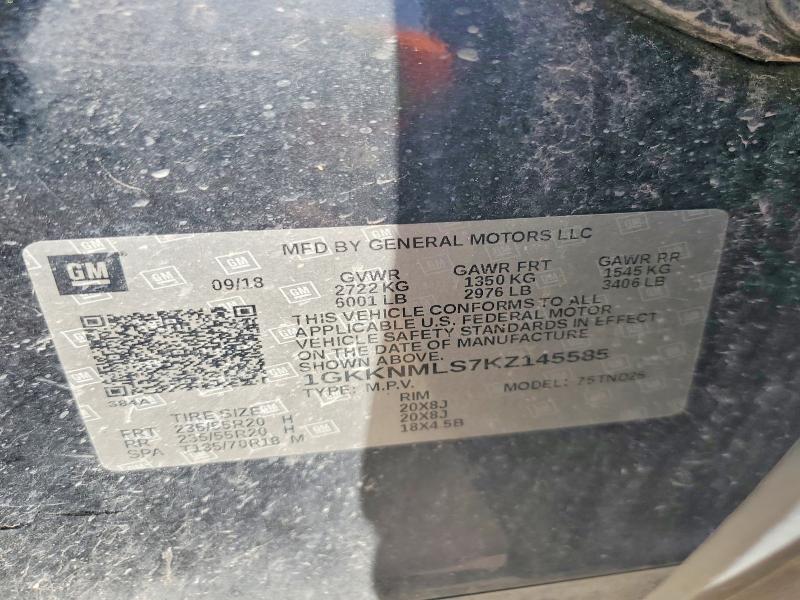 Продажа на аукционе авто 2019 Gmc Acadia, vin: 1GKKNMLS7KZ145585, номер лота: 56230416