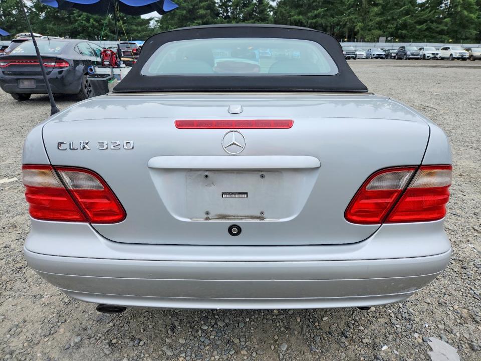 57699026 :رقم المزاد ، WDBLK65G6YT039491 vin ، 2000 Mercedes-benz Clk مزاد بيع