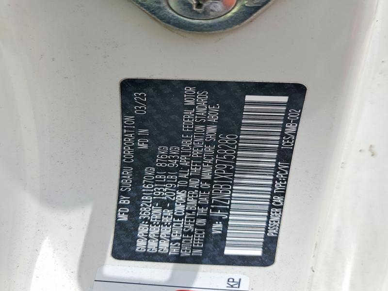 57331566 :رقم المزاد ، JF1ZNBB1XP9758286 vin ، 2023 Toyota Gr86 مزاد بيع