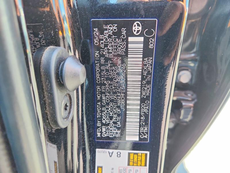Продажа на аукционе авто 2024 Toyota Corolla Hybrid, vin: JTDBCMFE5R3056246, номер лота: 56674776