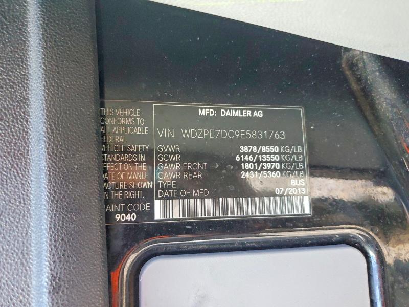 Продаж на аукціоні авто 2014 Mercedes-benz Sprinter, vin: WDZPE7DC9E5831763, номер лоту: 57950316