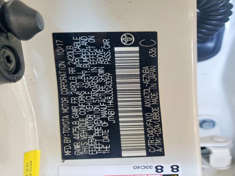 Aukcja sprzedaży 2018 Toyota Camry, vin: JTNB11HK8J3043059, numer aukcji: 76292425