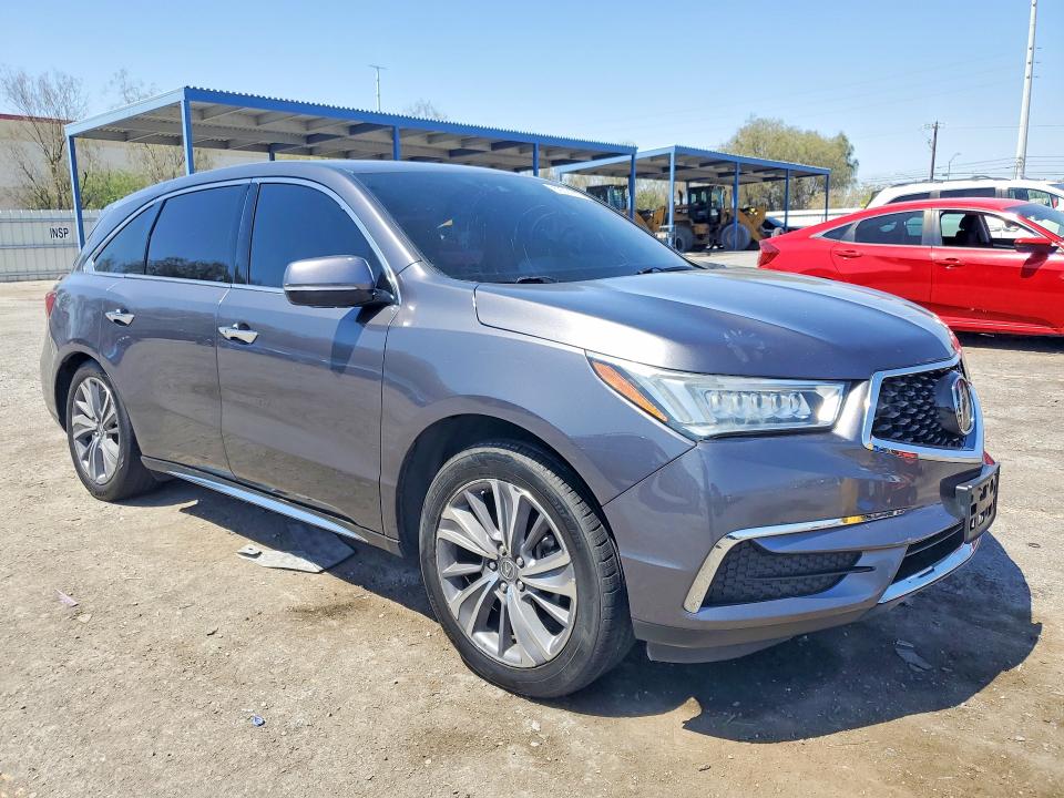 2017 Acura Mdx მანქანა იყიდება აუქციონზე, vin: 5FRYD4H51HB037391, აუქციონის ნომერი: 59314906