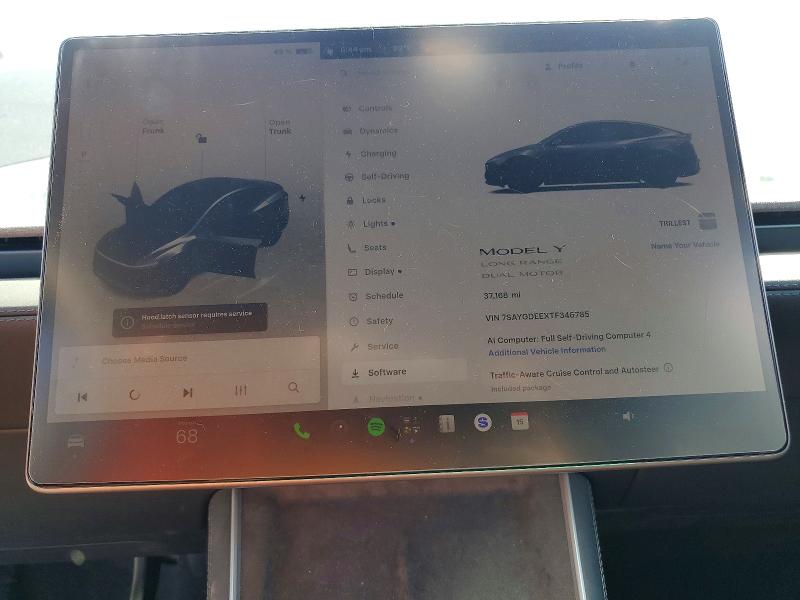 2026 Tesla Model Y მანქანა იყიდება აუქციონზე, vin: 7SAYGDEEXTF346785, აუქციონის ნომერი: 57357966