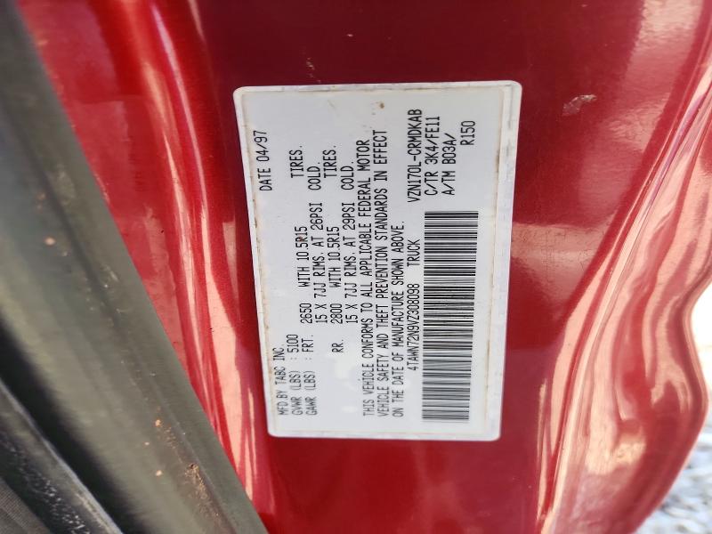 57356256 :رقم المزاد ، 4TAWN72N9VZ308098 vin ، 1997 Toyota Tacoma مزاد بيع