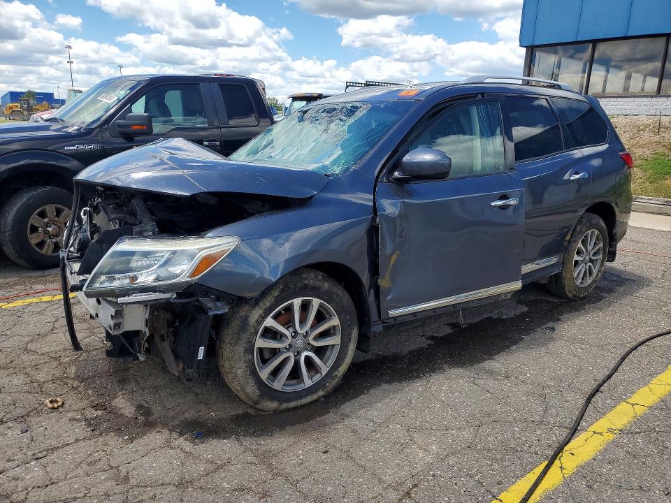 58071086 :رقم المزاد ، 5N1AR2MN9EC627602 vin ، 2014 Nissan Pathfinder مزاد بيع