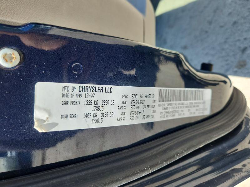 Aukcja sprzedaży 2008 Chrysler Town & Country, vin: 2A8HR54P08R684331, numer aukcji: 58045106