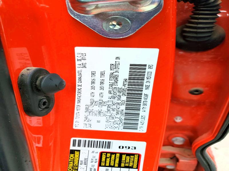 56694656 :رقم المزاد ، 3TYCZ5AN5PT160994 vin ، 2023 Toyota Tacoma مزاد بيع