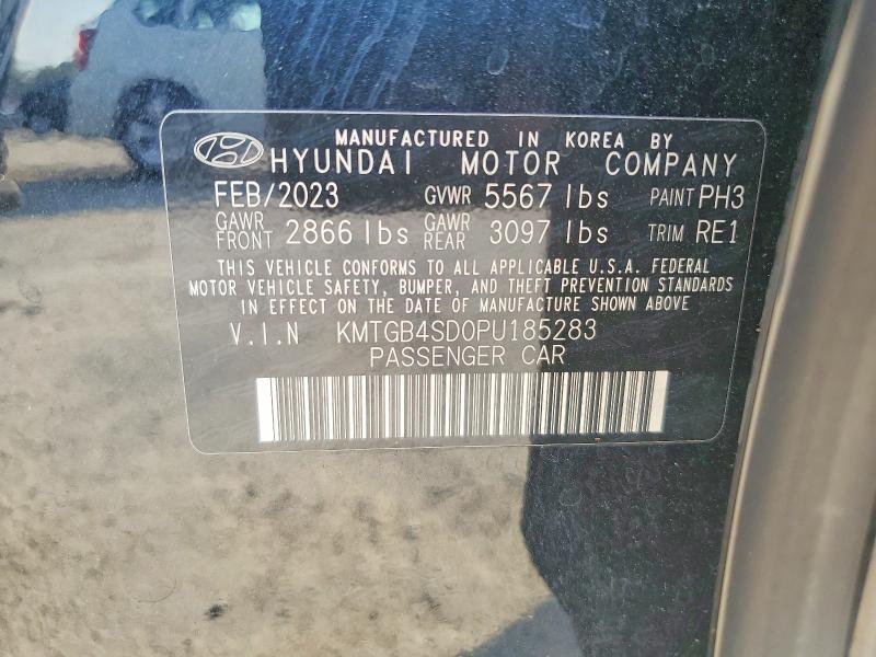 56452716 :رقم المزاد ، KMTGB4SD0PU185283 vin ، 2023 Genesis G80 مزاد بيع
