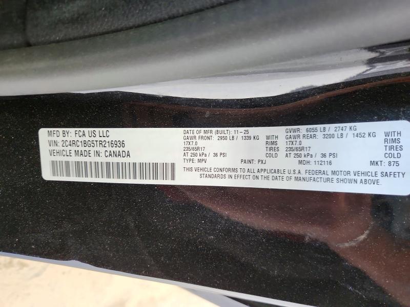 Aukcja sprzedaży 2026 Chrysler Pacifica, vin: 2C4RC1BG5TR216936, numer aukcji: 85624225