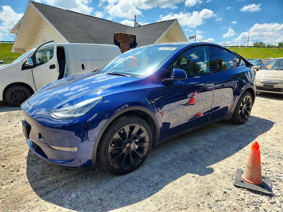 Продажа на аукционе авто 2022 Tesla Model Y, vin: 7SAYGDEE8NF480245, номер лота: 56573086