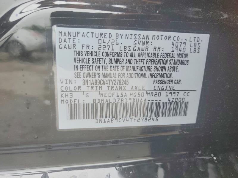 Aukcja sprzedaży 2026 Nissan Sentra, vin: 3N1AB9CV4TY278245, numer aukcji: 58775456