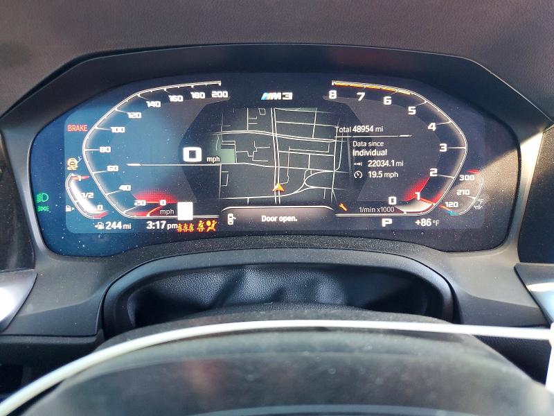Продажа на аукционе авто 2022 Bmw M3, vin: WBS33AY0XNFL75907, номер лота: 57443696