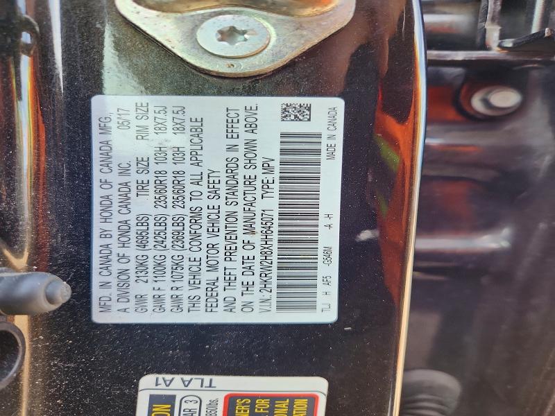 Продажа на аукционе авто 2017 Honda Cr-v, vin: 2HKRW2H8XHH645071, номер лота: 53852006