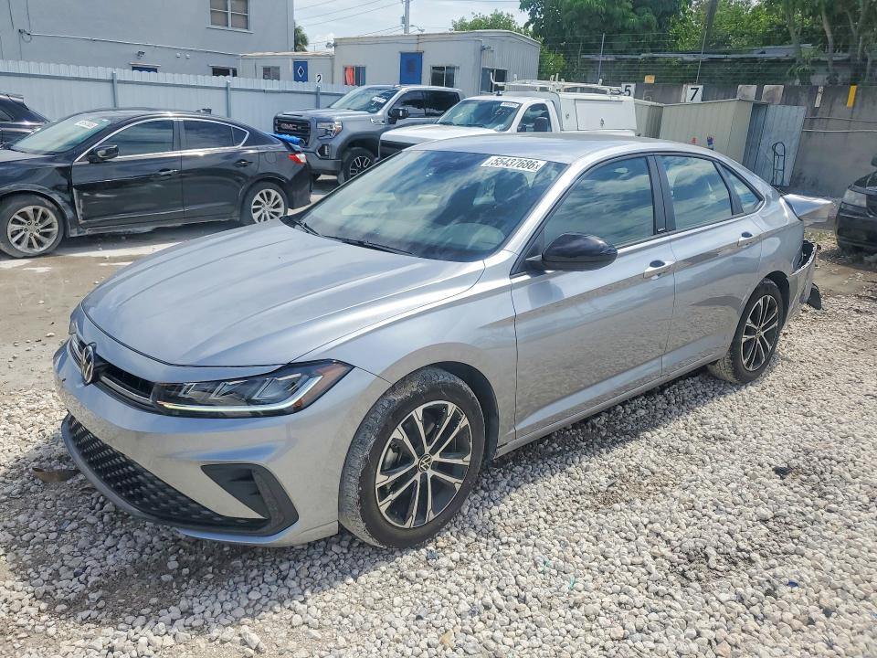 55437686 :رقم المزاد ، 3VWBX7BU2SM049324 vin ، 2025 Volkswagen Jetta مزاد بيع