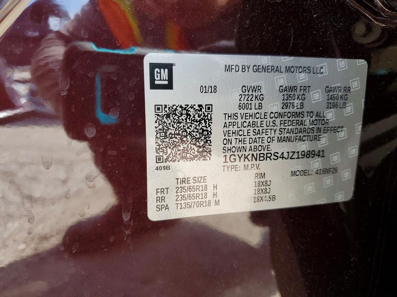 Продажа на аукционе авто 2018 Cadillac Xt5, vin: 1GYKNBRS4JZ198941, номер лота: 56789616
