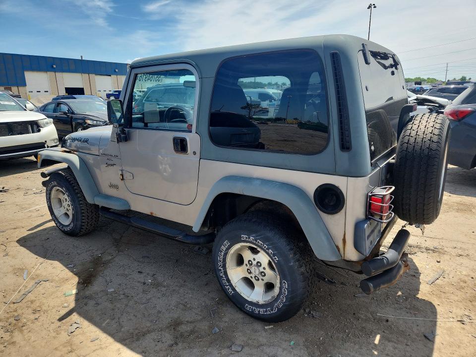 2000 Jeep Wrangler / Tj მანქანა იყიდება აუქციონზე, vin: 1J4FA49S7YP782183, აუქციონის ნომერი: 55764916