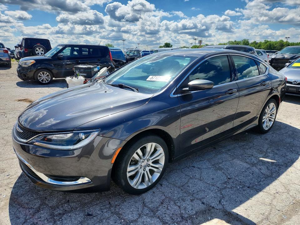 57186766 :رقم المزاد ، 1C3CCCAB2FN754569 vin ، 2015 Chrysler 200 مزاد بيع