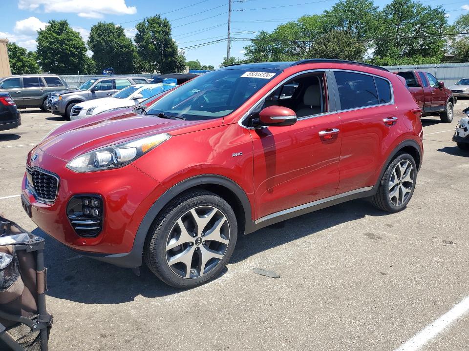 58203336 :رقم المزاد ، KNDPRCA65J7369700 vin ، 2018 Kia Sportage مزاد بيع